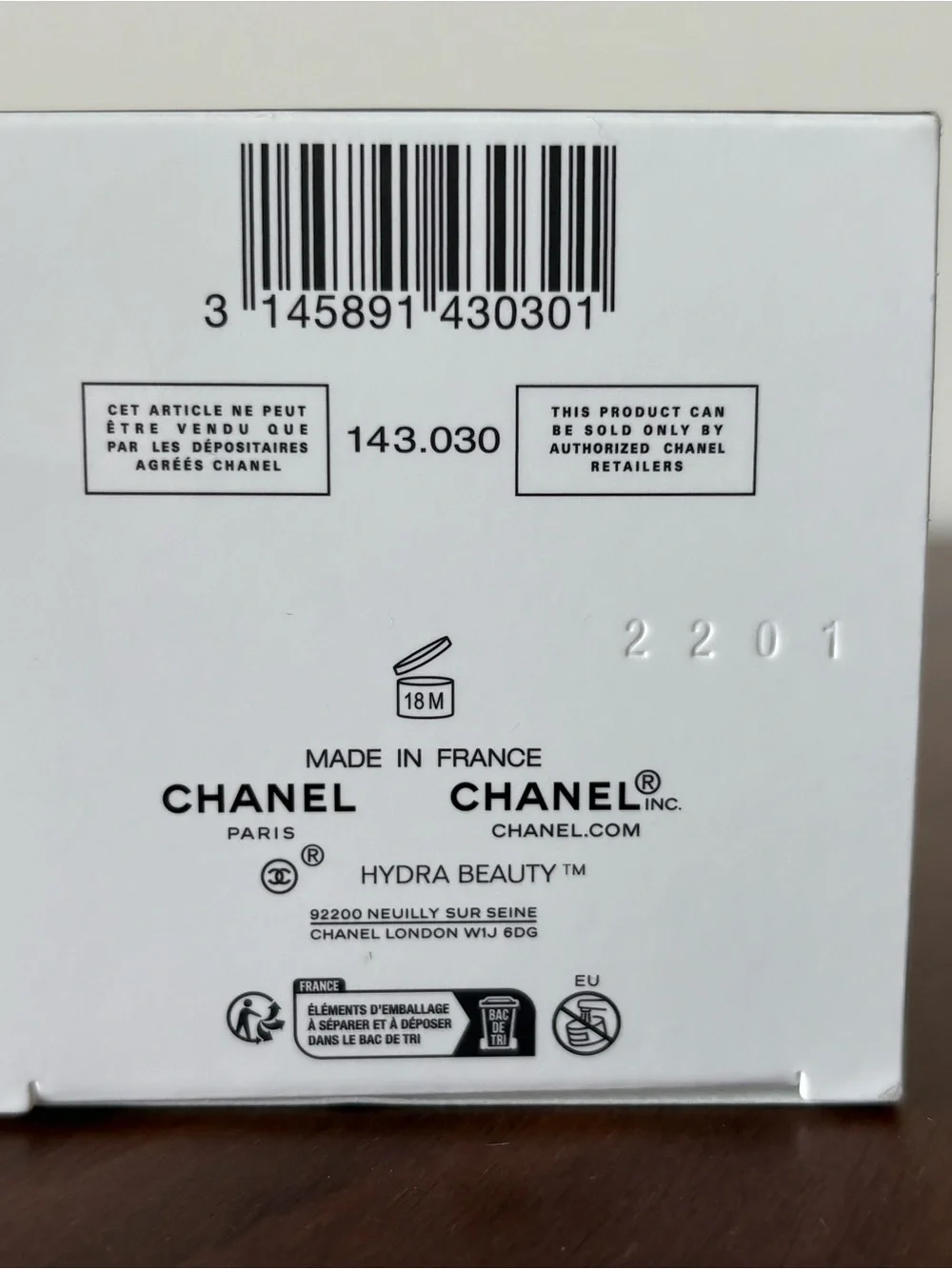 CHANEL Hydra Beauty Crème - Picture 4 of 4